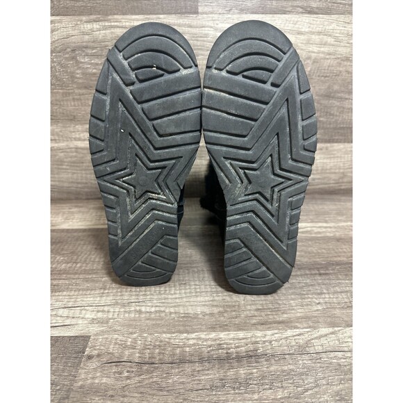 Skechers Keepsakes Wedge Winter Boots Black Faux Fur Cozy Peak Mid Calf Size 8 - Picture 7 of 8